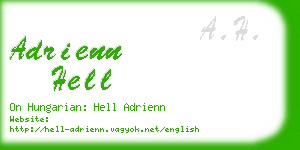 adrienn hell business card